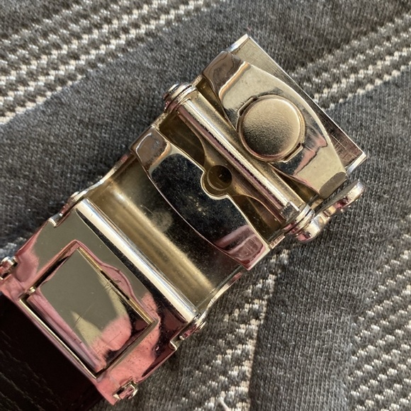 GUCCI RARE black handsome clipping belt 46/115 - Picture 5 of 10